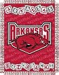 Arkansas Razorbacks Acrylic Triple Woven Jacquard Baby Blanket/Throw (36"x46") - NCAA
