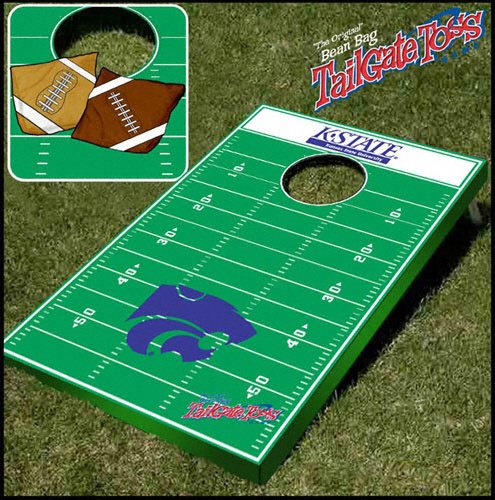 Kansas State Wildcats Football Field Bean Bag Toss Game