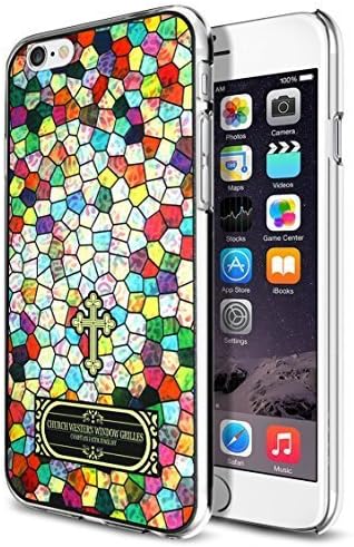 ParTicular(TM) Gothic Church Window Glass Classic iPhone Case for iPhone 6 4.7'' (RainbowColor-Small Grilles)