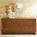 63" Wood Diamond Media Cabinet Console Table New