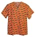 OSU Oklahoma State University Logo Cowboys Scrubs Top Shirt-Size XL- 100% Natural Cotton - NOT a CHEAP BLEND - For HIM or HER- GIFT Ideas for Man Men Woman Women Ladies Nurses MOM Mother or DAD Father