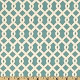 54'' Wide Waverly Ellis Turquoise Fabric By The Yard