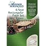 RECT.SET COVER 6 SEAT