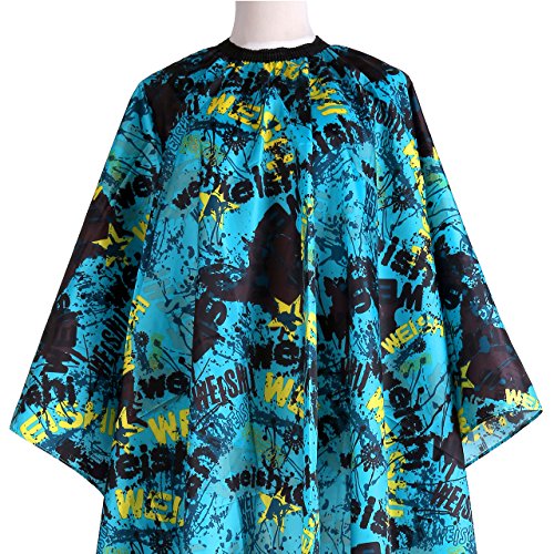 CozyCabin Professional Hairdressing Adult Hair Cutting Cape Apron Haircut Gown salon Hair Cape Dye Coloring Barber Cape Cover for Shave Makeup