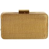 Magid Metal Weave Box Clutch