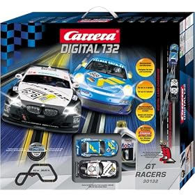 Carrera USA Digital 132, GT Racers Race Car Set Including Wireless Speed Controllers
