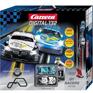 Carrera USA Digital 132, GT Racers Race Car Set Including Wireless Speed Controllers
