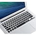 CooSkin Ultra Thin Keyboard Cover Protector for MacBook Pro 13 15 inch & Air 13 inch Apple Keyboard Skin Clear Soft Protect