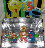 Carlton Sesame Street Big Bird & Friends 3pc 35th Anniv. Christmas Ornament Set