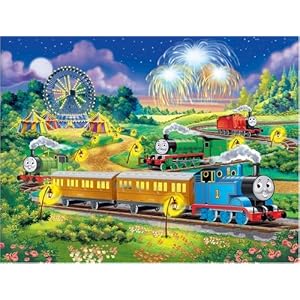 Thomas at the Carnival 100 pc glow in the dark puzzle