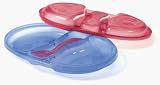 FIRST YEARS TAKE AND TOSS DOUBLE DUTY PLATES 4 PER PACK + BONUS FORK
