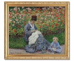 Claude Monet, Camille Monet and a Child