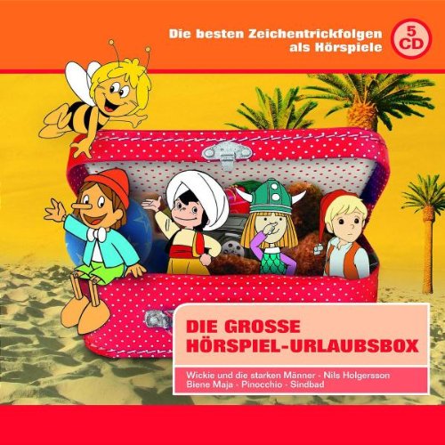 WICKIE/N.HOLGERSSON/BIENE MAJA/PINOCCHIO/SINDBAD Die Grosse Urlaubs-H&ouml;rspielbox (5 CD)
