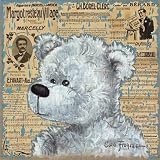 Fronsac, Coco Black Mammy Teddy Bär Kunstdruck Druck