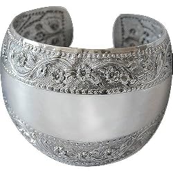 Jewelry Gifts Sterling Silver Cuff Bracelet 2.5 inches (brclt198)