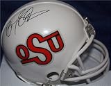 Autographed/Hand Signed Oklahoma State Mini Helmet Barry Sanders
