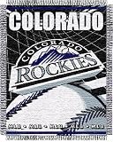 Colorado Rockies - MLB 48"x 60" Triple Woven Jacquard Throw - 48x60