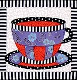 IMAGE OF Artsi2 No Sew Quilt Wall Hanging Kit Teacup #2 It's Magic 6