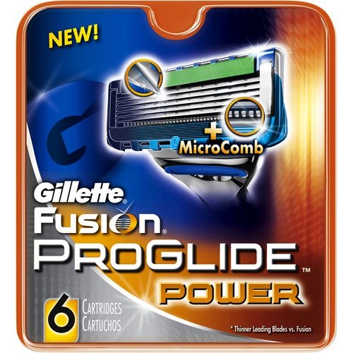 Gillette Fusion Proglide Power Cart 6-Count