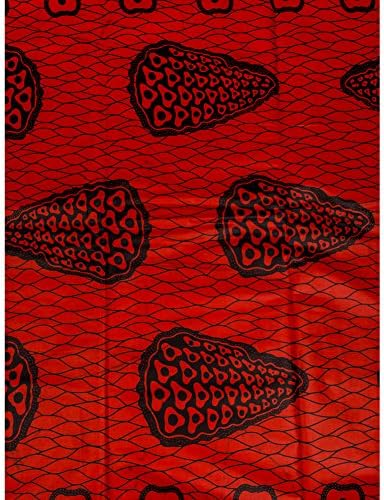 Premier African Real Wax Dress Cloth Classic Pattern 6 Yard Birthday Gift rw0747