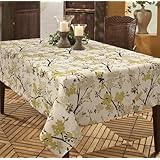 Benson Mills Modern Touch Print Spillproof Indoor/outdoor Tablecoth (60-inch by 120-inch)