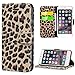 iPhone 6 Case, Pasonomi® LEOPARD Leather Wallet Flip Cover Stand Case for Apple iPhone 6 4.7 inch (4.7