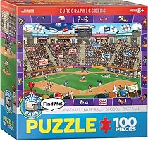 Baseball - Spot and Find 100-Piece Puzzle
