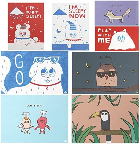 SECOND MANSION Illustration Card Set B - 8 Designs