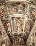 6 x 4 Greeting Card Carracci Annibale Farnese Ceiling fresco