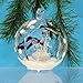 BANBERRY DESIGNS Clear Glass Globe Christmas Ornament - Nativity Scene - LED Lighted Color Changing - The Holy Family is Beautifully Displayed in This Glass Ball Ornament - Comes Gift Boxed