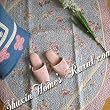 Shabby Chic Angel Blue W/lace Oval Area/throw Rug/mat39"x59"