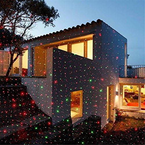 Y&amp;T Christmas Light Projector Laser Spotlight, Landscape Projector Spotlight, Waterproof Outdoor LED Laser Spotlights Sparkling with Controller for Stage Irradiation Christmas Holiday Home Wall Decor