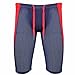 FEESHOW Men's Workout Gym Sports Fitness Running Tights Shorts Pants (Navy Blue, L)