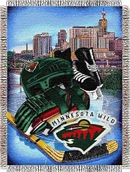 Minnesota Wild Ice Advantage Blanket/Throw (48"x60") - NHL Hockey Sports Fan Shop