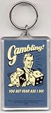 Retro Spoofs - Gambling - Acrylic Keychain