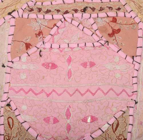 Imagen 4 de Indian Home Decor Algodón Cojín Set adornado con bordado de Trabajo Patch Tamaño 16 x 16 pulgadas Juego de 2 piezas