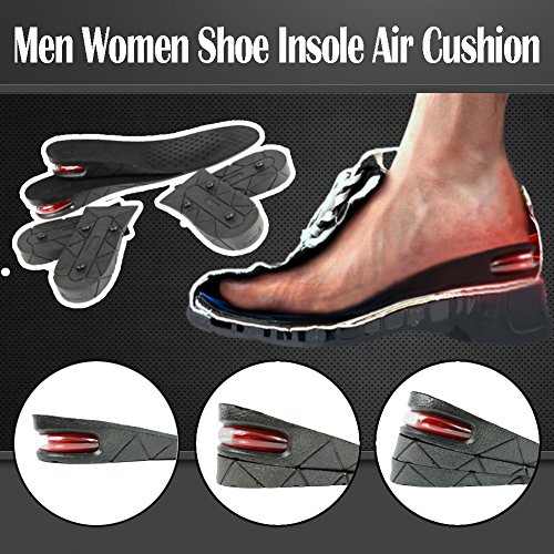 The Elixir 3 Layers 7 cm (2.8 in) Heighten Insole Elevator Shoes Insole Men Women Height Increase Insole
