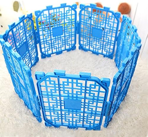 Mastone Play Yard Folding Pet Pen,4 Panels,blue