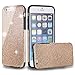 MEKO(TM) iPhone 6 Case / 6S Case, Shiny Sparkle Glitter Bling Case- Built-in Sparkles Premium Firm Rubber Case [Scratch Resistant] for iPhone 6/6s, Not for iPhone 6/6s Plus (Gold)