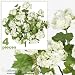 FOUR 20" SnowBall Artificial Silk Flower Bushes