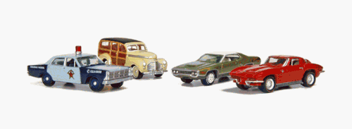 Johnny Lightning Road Trip Box Set with Diorama
