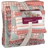 5 Piece Walton Twin Reversible Quilt Set Comforter