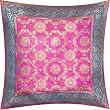 ShalinCraft Pillow Cover Decor Accessories India Christmas Gift Ideas Silk Fabric 16x16 inches (bcbr330)