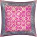 ShalinCraft Pillow Cover Decor Accessories India Christmas Gift Ideas Silk Fabric 16x16 inches (bcbr170)