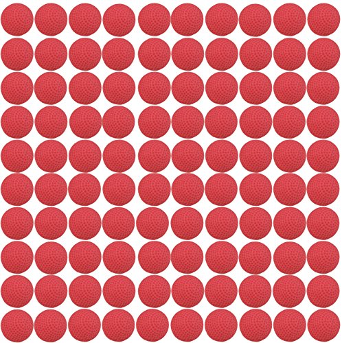 Cornucopia Brands Red Bullet Balls for Nerf Rival (100-Piece)