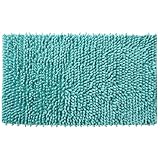 All That Jazz Bath Rug - Aqua (21x34") by -