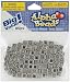 Alphabet Beads 85/Pkg: Silver Plated