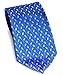 Mens Tie and Boys Tie | Designer Necktie | 100% Silk Lacrosse Design Sports Neck Tie (Crossed Lacrosse Sticks Pattern)