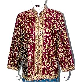 Woman Jacket Outerwear Vests Wool Fabric Size L by ShalinCraft