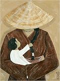 La femme et l enfant art print 50x40cm by Dothy